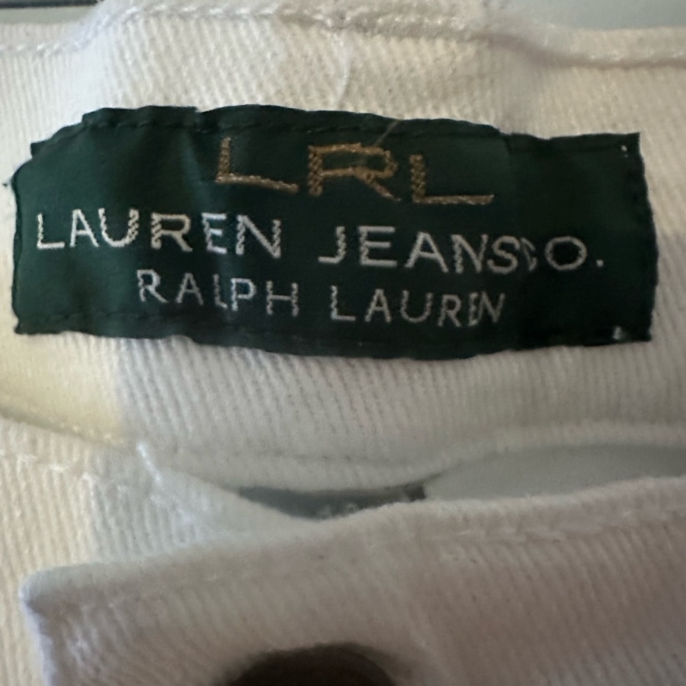 Lauren Ralph Lauren White‎ Straight leg jeans. Size 14. - Picture 6 of 13